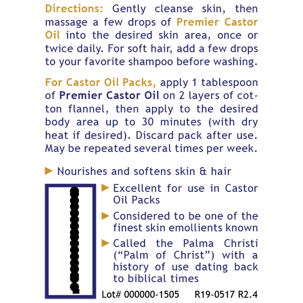 Castor Oil Directions
