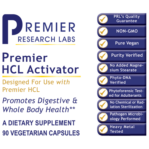 HCL Activator - 90 vegetarian capsules