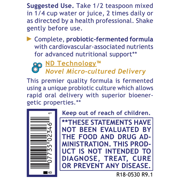 Cardio-ND Suggested Use