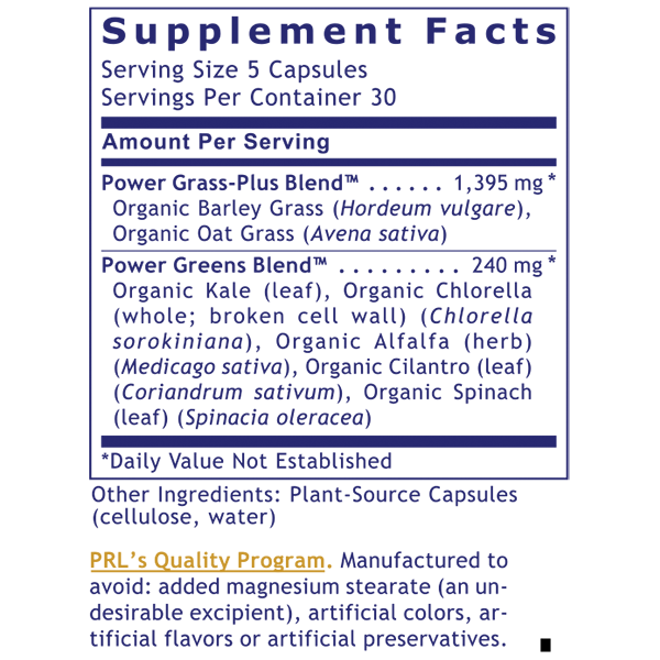 supplement facts - 2586