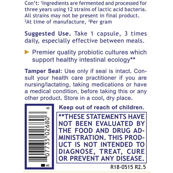 Premier Probiotic Caps usage