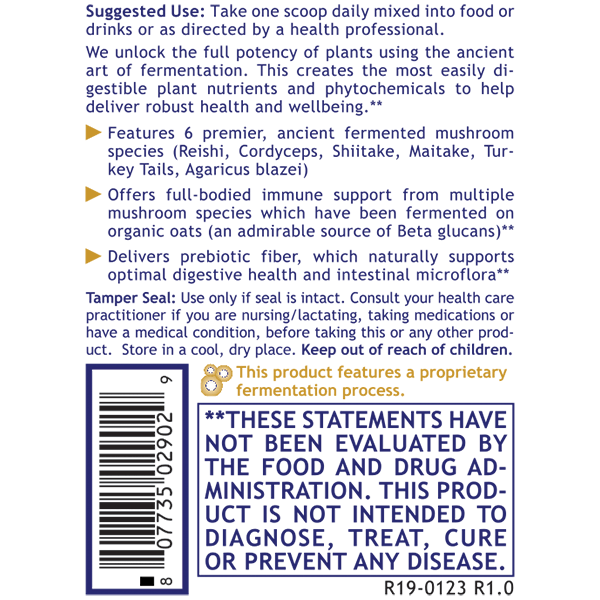 Premier Fermented Mushroom Blend usage