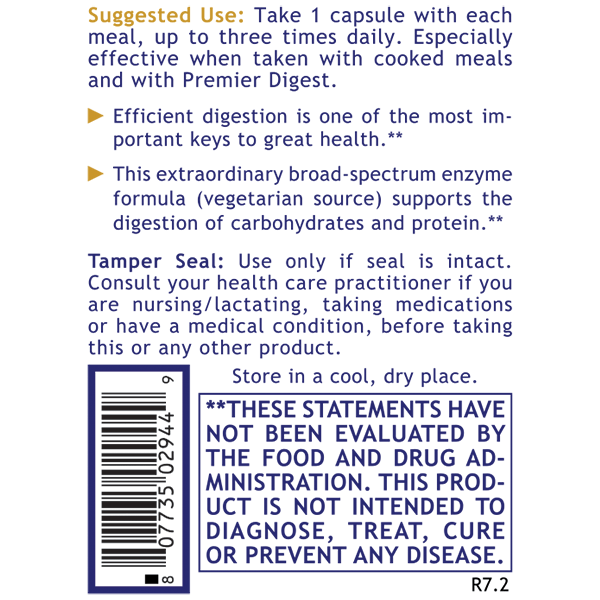 Premier Digestase usage