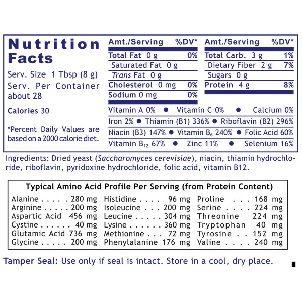 Premier Nutritional Flakes Nutrition Facts