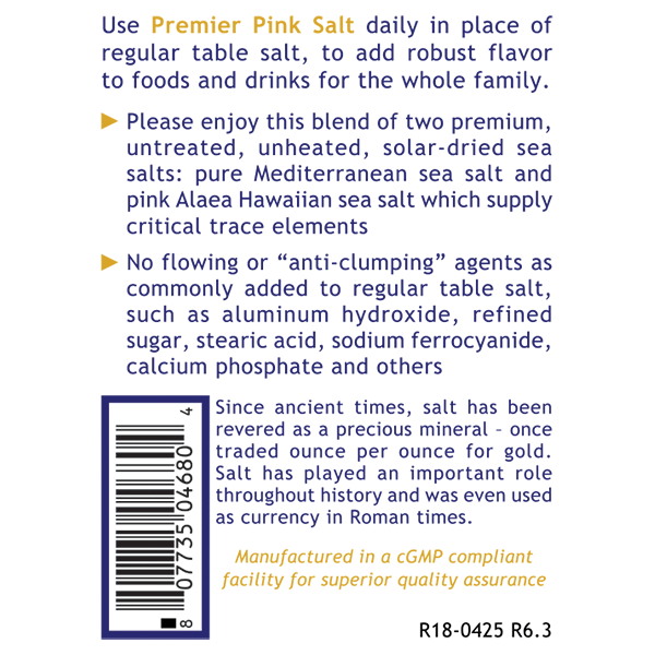 Premier Pink Salt Usage Details
