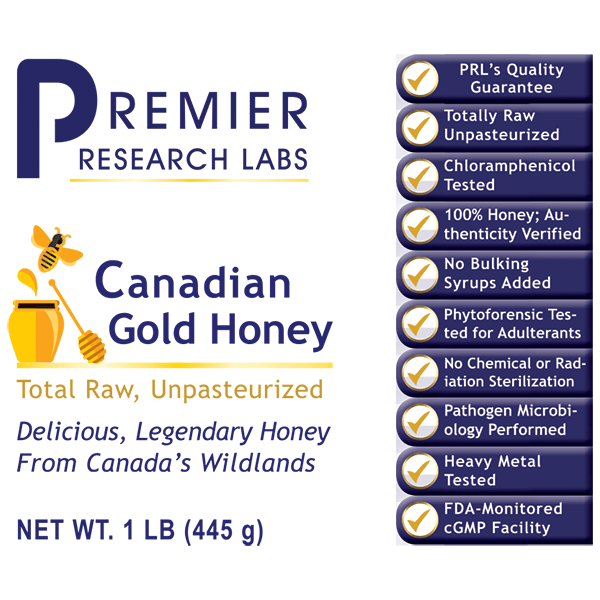 Premier canadian gold honey
