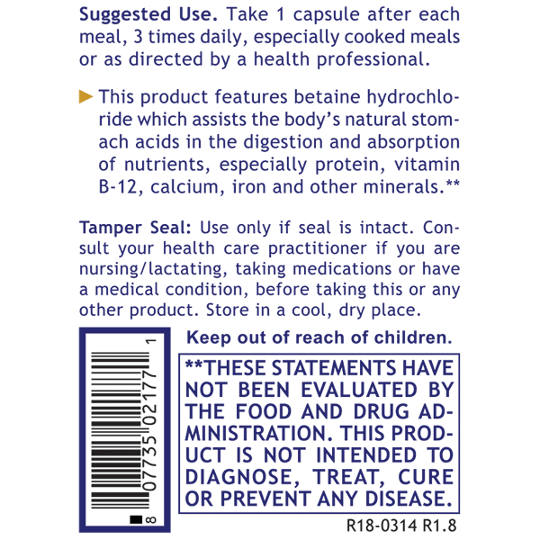 Suggested Use - Premier HCL