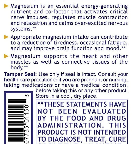 Premier Magnesium Glycinate suggested use