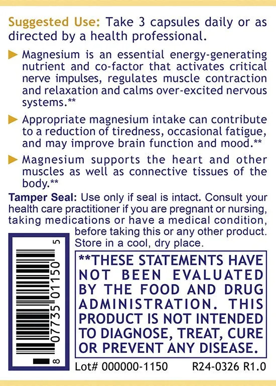 Premier Magnesium Glycinate suggested use