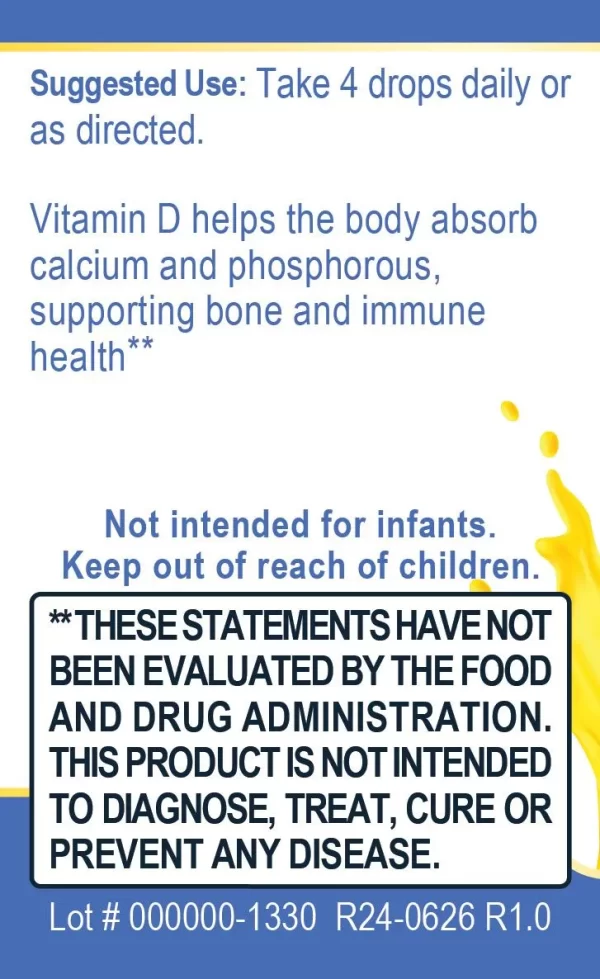 vitamin d3 for kids suggested use