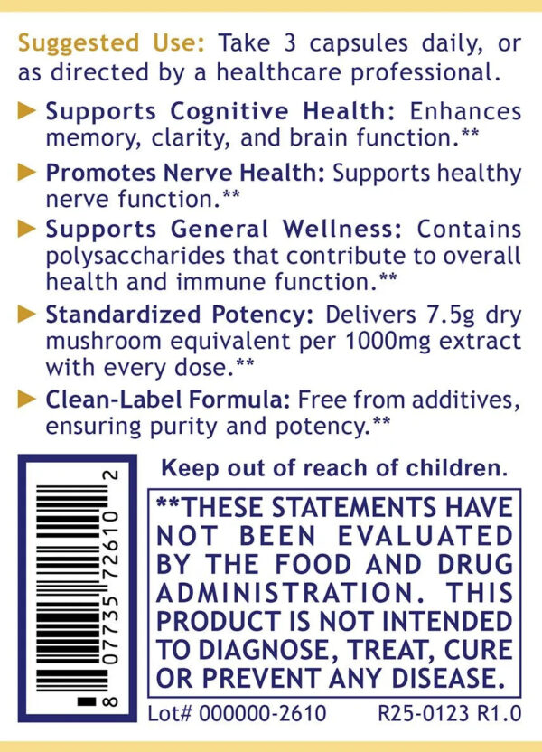 Lion's Mane suggested use