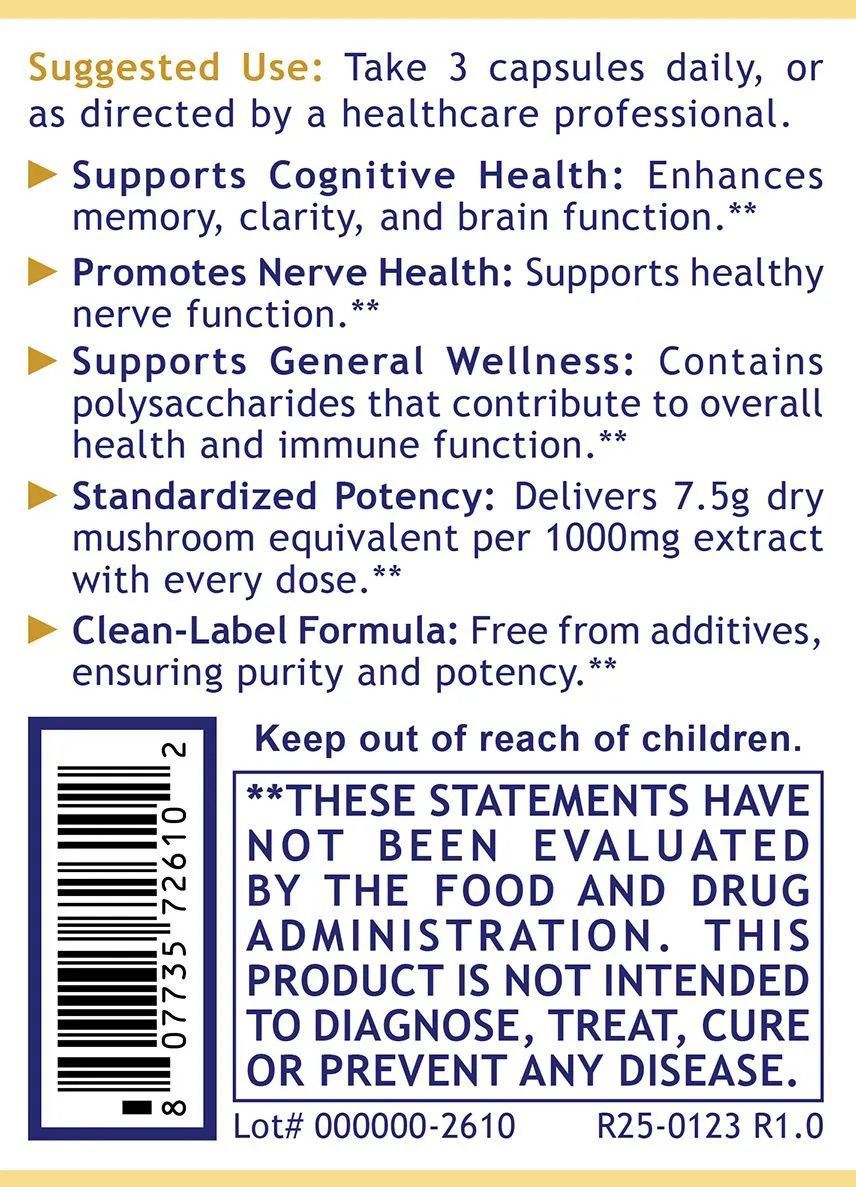 Lion's Mane suggested use