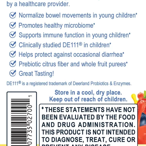 premier fruit buddies probiotic supplement facts suggested use