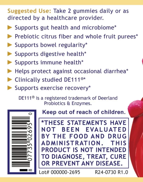 Premier probiotic gummies suggested use