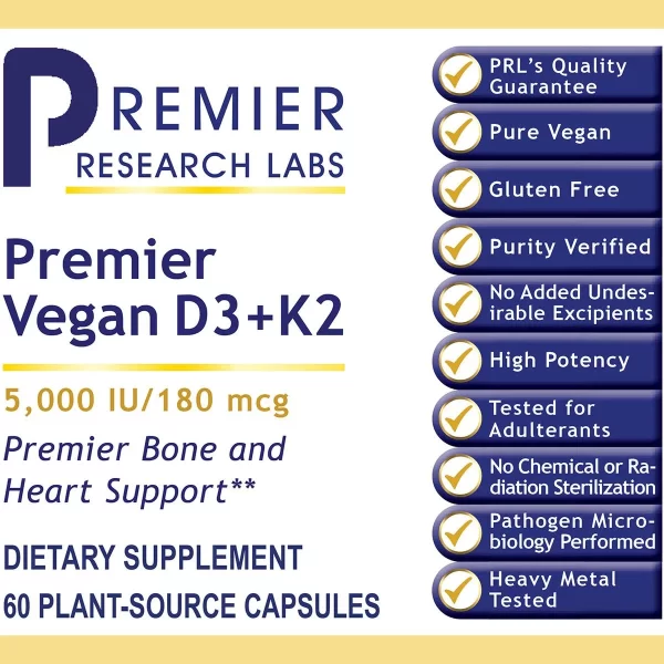 D3/K2 - Vegan - 60 Caps - Image 2
