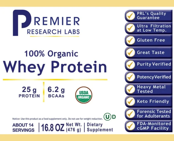 Premier Whey Protein - 16.8oz - Supplement Highlights