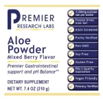 Aloe Powder label