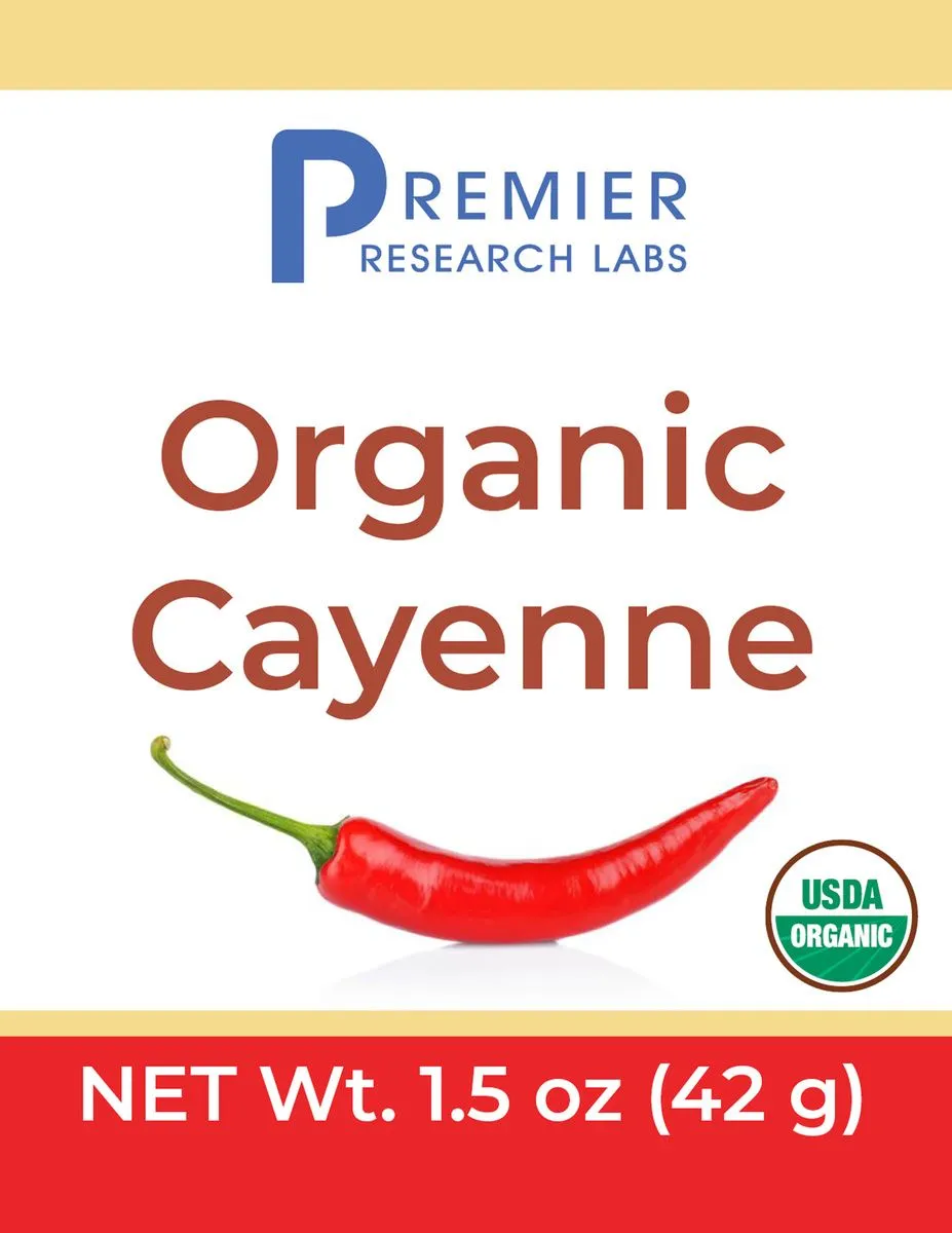 Organic Cayenne Powder - Front Wrapper