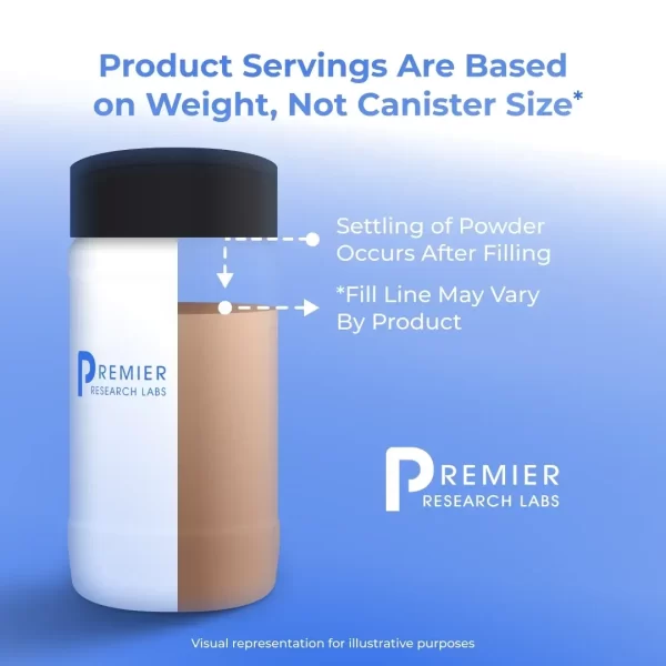Instructions for settling of powder after filling - PRL Powder Supplements
