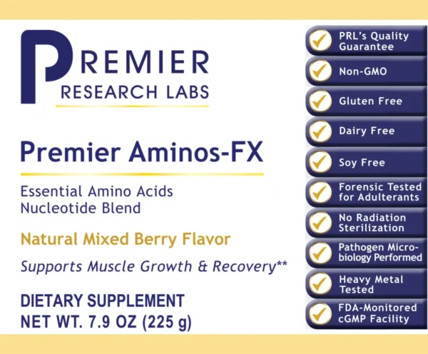 Premier Aminos FX Supplement Highlights