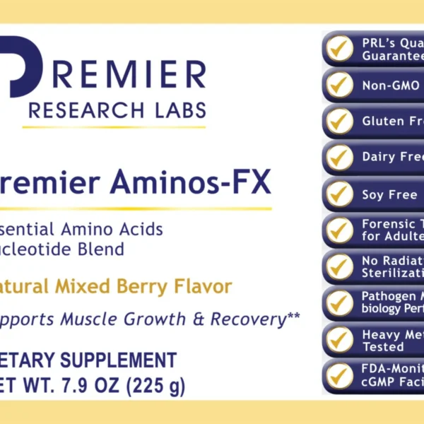 Premier Aminos FX Supplement Highlights