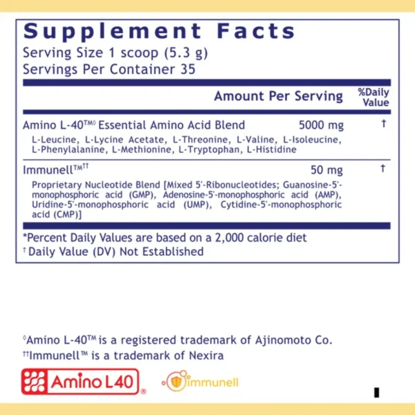 Premier Aminos-FX Product Ingredients