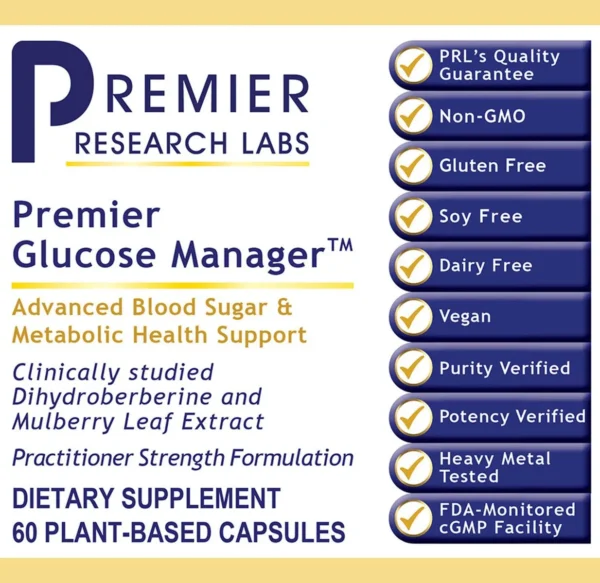 Premier Glucose Manager - Supplement Highlights