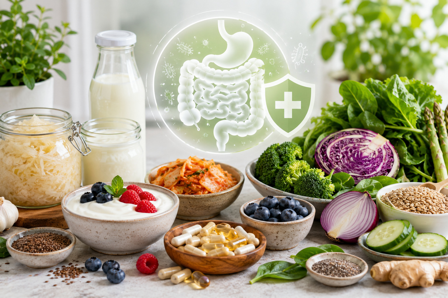 Gut health foods and supplements that support immunity Gut health foods and supplements that support immunity